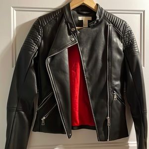 Faux leather jacket